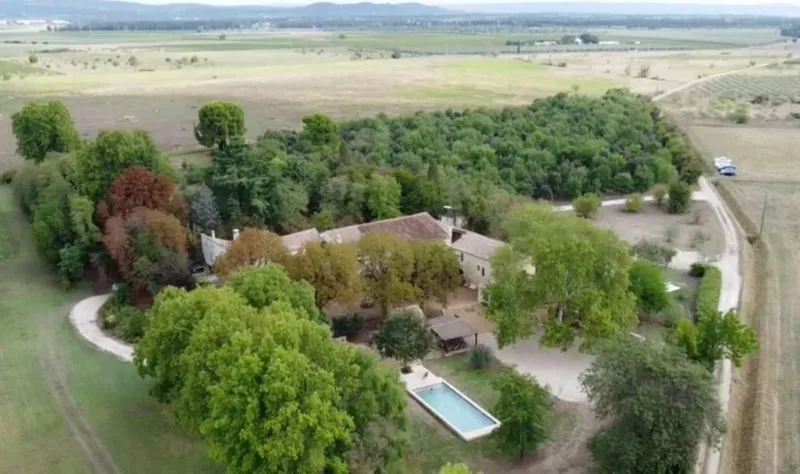 Domaine Arbaud - vue du ciel